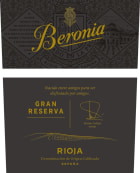 Bodegas Beronia Rioja Gran Reserva 2015  Front Label