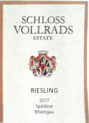 Schloss Vollrads Rheingau Riesling Spatlese 2017  Front Label