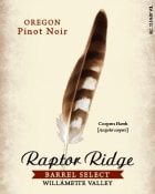 Raptor Ridge Barrel Select Pinot Noir 2016  Front Label