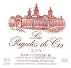 Chateau Cos d'Estournel Pagodes de Cos 2000 Front Label