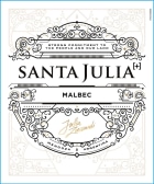 Santa Julia Plus Malbec 2019  Front Label