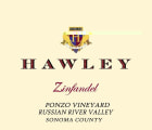 Hawley Ponzo Vineyard Zinfandel 2015 Front Label