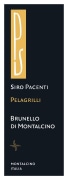 Siro Pacenti Brunello di Montalcino Pelagrilli 2015  Front Label