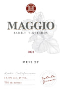 Maggio Family Vineyards Merlot 2020  Front Label