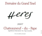 Domaine du Grand Tinel Chateauneuf-du-Pape Heres 2007  Front Label