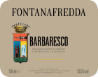 Fontanafredda Silver Label Barbaresco 2015  Front Label
