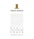 Monte Ronca Soave Monte Calvarina 2016  Front Label