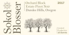 Sokol Blosser Orchard Block Dundee Hills Estate Pinot Noir 2017  Front Label