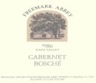 Freemark Abbey Bosche Cabernet Sauvignon 1986  Front Label