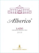 Alberico Rosso 2016  Front Label