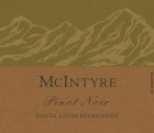 McIntyre Santa Lucia Highlands Pinot Noir 2016  Front Label