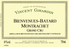 Vincent Girardin Bienvenues-Batard-Montrachet Grand Cru 2000  Front Label