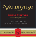 Valdivieso Single Vineyard Cabernet Franc 2015  Front Label