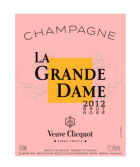 Veuve Clicquot La Grande Dame Rose 2012  Front Label