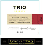 Concha y Toro Trio Reserva 2013 Front Label