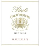 Best's Great Western Bin No 0 Shiraz 2020  Front Label
