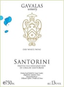 Gavalas Winery Santorini 2021  Front Label