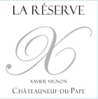 Xavier Vignon Chateauneuf-du-Pape La Reserve VII IX X  Front Label