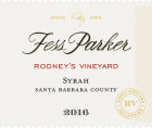 Fess Parker Rodney's Vineyard Syrah 2016  Front Label