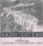 Radio-Coteau Savoy Pinot Noir 2003  Front Label