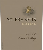 St. Francis Reserve Merlot 2016  Front Label