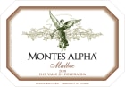 Montes Alpha Series Malbec 2018  Front Label