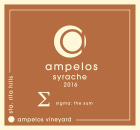 Ampelos Cellars Syrache 2016  Front Label