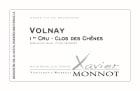 Xavier Monnot Volnay Clos des Chenes Premier Cru 2018  Front Label