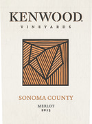 Kenwood Sonoma County Merlot 2015 Front Label