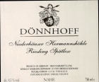 Donnhoff Niederhauser Hermannshohle Riesling Spatlese 2017  Front Label