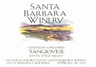 Santa Barbara Winery Stolpman Vineyard Sangiovese 2012 Front Label