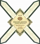 Highlands Winery Zinfandel 2004  Front Label