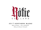 Rotie Cellars Northern Red Blend 2017  Front Label