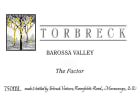 Torbreck The Factor Shiraz 2001  Front Label