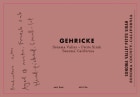 Gehricke Petite Sirah 2021  Front Label
