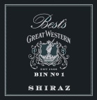 Best's Great Western Bin No 1 Shiraz 2020  Front Label