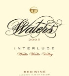 Waters Interlude Red 2005 Front Label