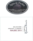 Agua de Piedra Seleccion Malbec 2013 Front Label