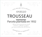 Bodega Aniello Trousseau 2016  Front Label