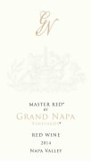 Grand Napa Vineyards Master Red 2014  Front Label