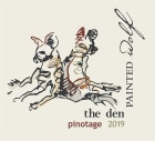 Painted Wolf The Den Pinotage 2019  Front Label
