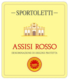 Sportoletti Assisi Rosso 2021  Front Label