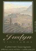 Juslyn Spring Mountain Cabernet Sauvignon (stained label) 2002 Front Label