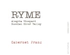 Ryme Alegria Vineyard Cabernet Franc 2018  Front Label