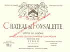 Chateau Rayas Fonsalette Cotes du Rhone Cuvee Syrah Reserve 1995  Front Label