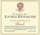 Luigi Einaudi Barolo Costa Grimaldi 2014  Front Label
