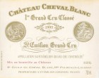 Chateau Cheval Blanc (bin soiled labels) 1995  Front Label