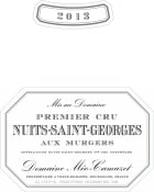 Domaine Meo-Camuzet Nuits-Saint-Georges Aux Murgers Premier Cru 2013 Front Label