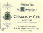 Domaine Raoul Gautherin & Fils Chablis Vaillons Premier Cru 2018  Front Label