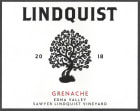Lindquist Sawyer Lindquist Vineyard Grenache 2018  Front Label